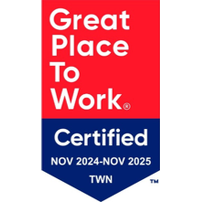 Great place to work, Taiwan.